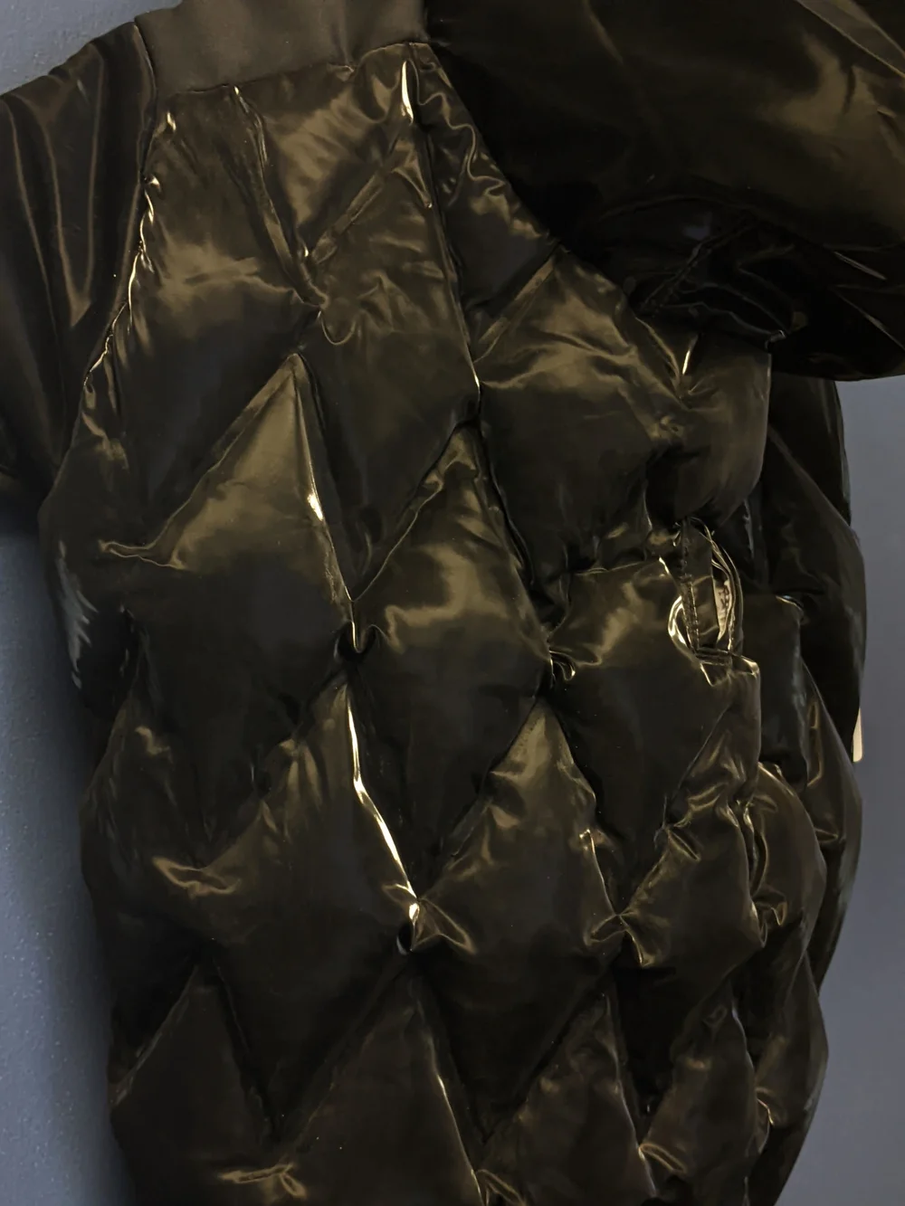 Dog's Quilt Puffer Jacket - Black - Size XL - New